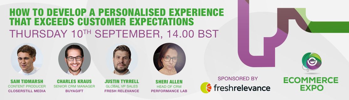 Watch 'How to develop a personalised experience that exceeds customer expectations' webinar on-demand